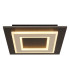 Jayden 32cm Integrated LED Semi Flush Ceiling Light Matt Black LED 3000K-3