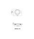 Jayden Integrated LED Semi Flush Ceiling Light Anthracite Brushed LED 3000K-10