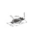 Jayden Integrated LED Semi Flush Ceiling Light Anthracite Brushed LED 3000K-11