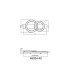 Jayden 2 Ring Integrated LED Semi Flush Ceiling Light Anthracite Brushed 2x LED 3000K-9