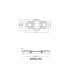Jayden 3 Ring Integrated LED Semi Flush Ceiling Light Anthracite Brushed 3x LED 3000K-9