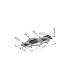Jayden 3 Ring Integrated LED Semi Flush Ceiling Light Anthracite Brushed 3x LED 3000K-10