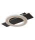 Jayden Integrated LED Semi Flush Ceiling Light Matt Black LED 3000K-2