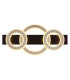 Jayden 3 Ring Integrated LED Semi Flush Ceiling Light Matt Black 3x LED 3000K-4