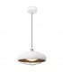 Integrated LED Dome Ceiling Pendant Light White, Gold - 1