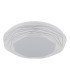 Flordelis 48cm Integrated LED Semi Flush Ceiling Light White Matt LED 3000-6000K-2