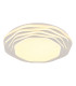 Flordelis 48cm Integrated LED Semi Flush Ceiling Light White Matt LED 3000-6000K-4
