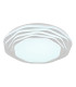 Flordelis 48cm Integrated LED Semi Flush Ceiling Light White Matt LED 3000-6000K-5