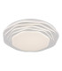 Flordelis 48cm Integrated LED Semi Flush Ceiling Light White Matt LED 3000-6000K-10