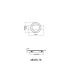 Jayden Integrated LED Semi Flush Ceiling Light Wood Look Dark LED 3000K-6