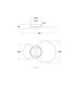 Loretta 2 Ring Integrated LED Semi Flush Ceiling Light Matt Black 2x LED 2700-6500K-8