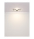 Loretta 3 Ring Integrated LED Semi Flush Ceiling Light Matt Black 4x LED 2700-6500K-8