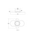 Loretta 3 Ring Integrated LED Semi Flush Ceiling Light Matt Black 4x LED 2700-6500K-11
