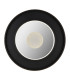 Marsh Integrated LED Semi Flush Ceiling Light Matt Black LED Dimmable 2700-6500K Remote Control Timer-3