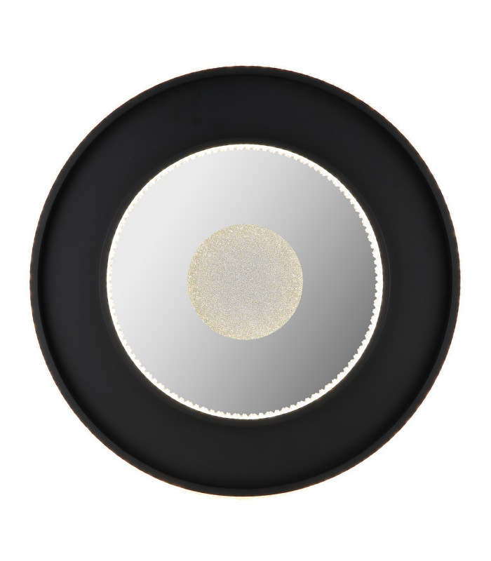 Marsh Integrated LED Semi Flush Ceiling Light Matt Black LED Dimmable 2700-6500K Remote Control Timer-3