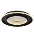 Marsh Integrated LED Semi Flush Ceiling Light Matt Black LED Dimmable 2700-6500K Remote Control Timer-4