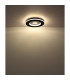 Marsh Integrated LED Semi Flush Ceiling Light Matt Black LED Dimmable 2700-6500K Remote Control Timer-6