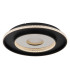 Marsh Integrated LED Semi Flush Ceiling Light Matt Black LED Dimmable 2700-6500K Remote Control Timer-9