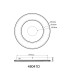 Marsh Integrated LED Semi Flush Ceiling Light Matt Black LED Dimmable 2700-6500K Remote Control Timer-10