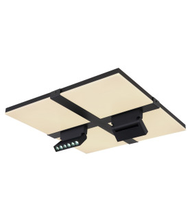 Villsi Integrated LED Semi Flush Ceiling Light White Matt LED Dimmable 2700-6500K Remote Control Timer-1