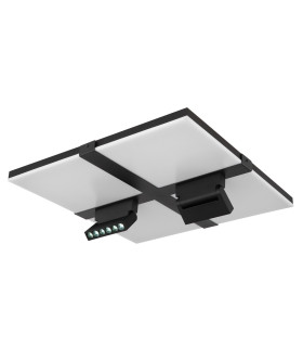 Villsi Integrated LED Semi Flush Ceiling Light White Matt LED Dimmable 2700-6500K Remote Control Timer-2