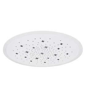 Murphy 38cm Integrated LED Semi Flush Ceiling Light White LED Dimmable 2700-6500K Remote Control-2