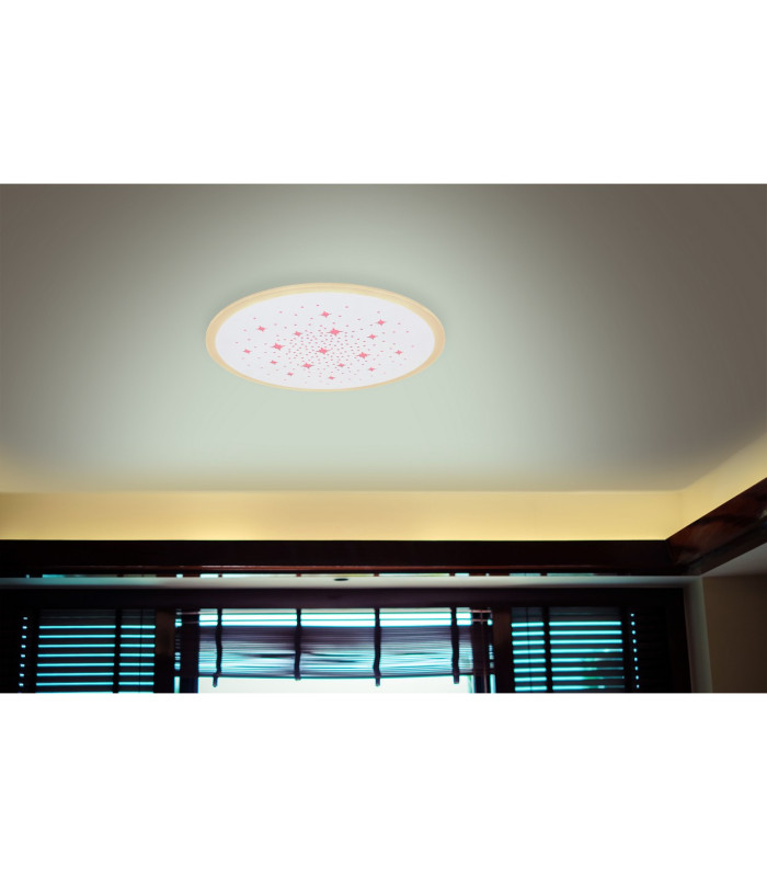 Murphy 38cm Integrated LED Semi Flush Ceiling Light White LED Dimmable 2700-6500K Remote Control-14