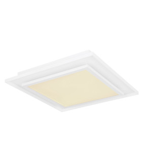 Murphy Square Integrated LED Semi Flush Ceiling Light White LED Dimmable 2700-6500K Remote Control-1