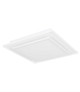 Murphy Square Integrated LED Semi Flush Ceiling Light White LED Dimmable 2700-6500K Remote Control-2