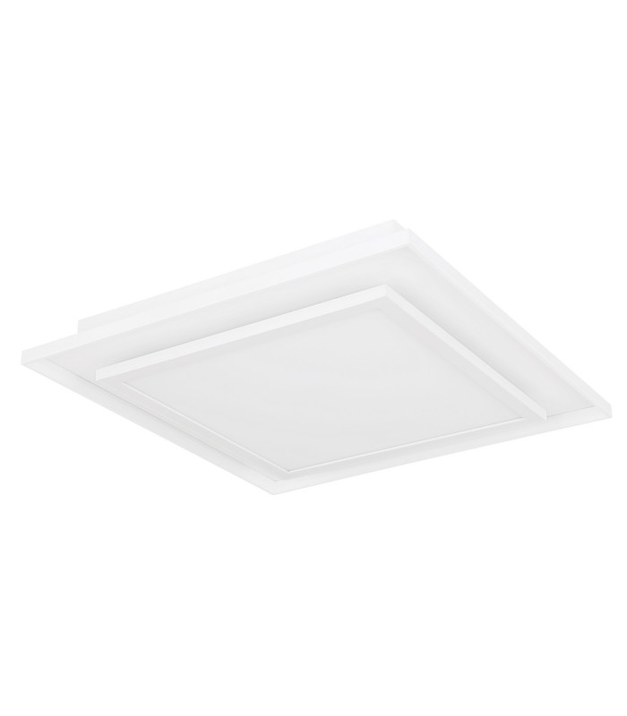Murphy Square Integrated LED Semi Flush Ceiling Light White LED Dimmable 2700-6500K Remote Control-2