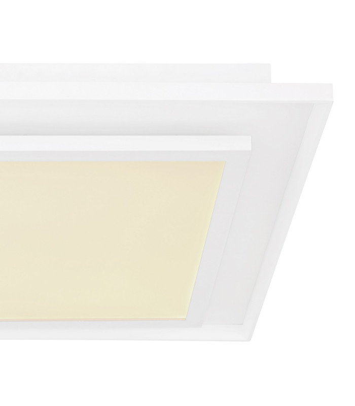 Murphy Square Integrated LED Semi Flush Ceiling Light White LED Dimmable 2700-6500K Remote Control-5