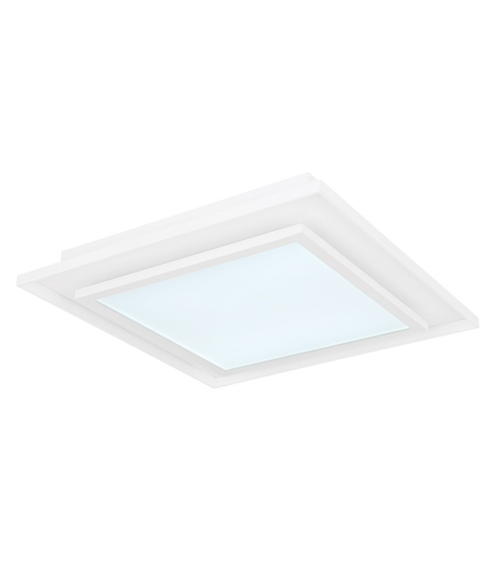 Murphy Square Integrated LED Semi Flush Ceiling Light White LED Dimmable 2700-6500K Remote Control-7
