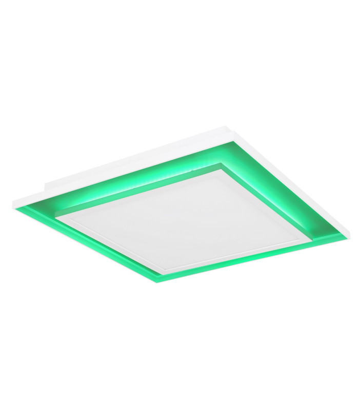Murphy Square Integrated LED Semi Flush Ceiling Light White LED Dimmable 2700-6500K Remote Control-9