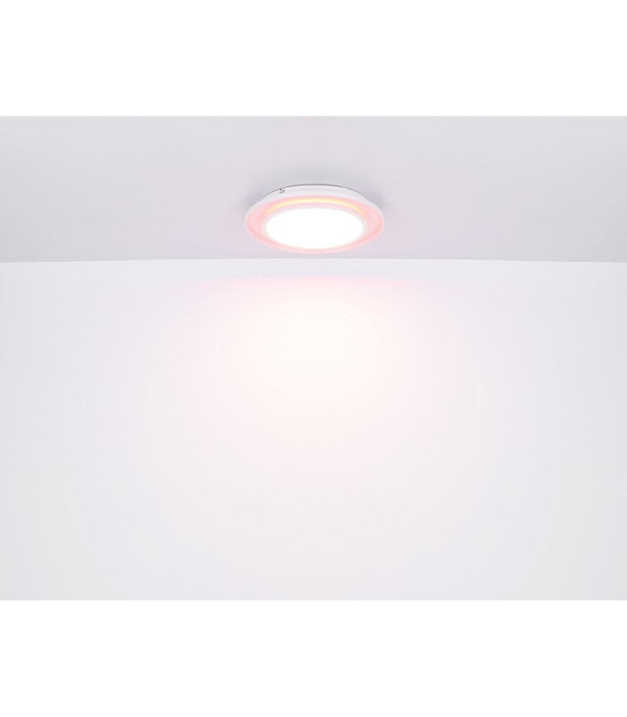 Murphy Square Integrated LED Semi Flush Ceiling Light White LED Dimmable 2700-6500K Remote Control-15