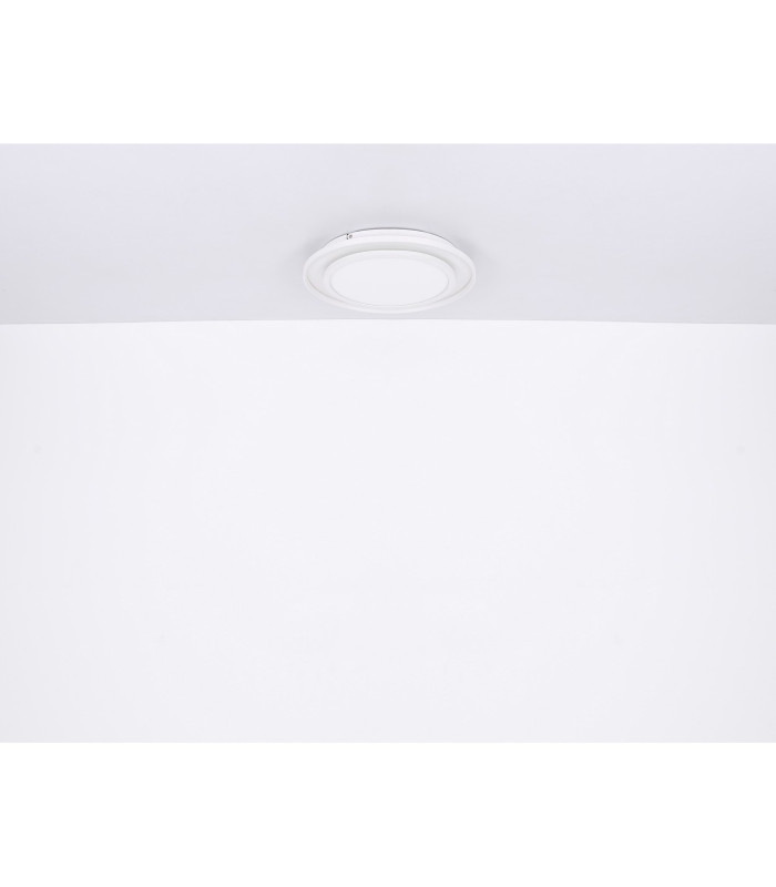 Murphy Square Integrated LED Semi Flush Ceiling Light White LED Dimmable 2700-6500K Remote Control-16