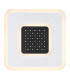 Gisell Square Integrated LED Semi Flush Ceiling Light White Matt 1x LED Dimmable 2700-6000K Remote Control-4