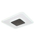 Gisell Square Integrated LED Semi Flush Ceiling Light White Matt 1x LED Dimmable 2700-6000K Remote Control-7