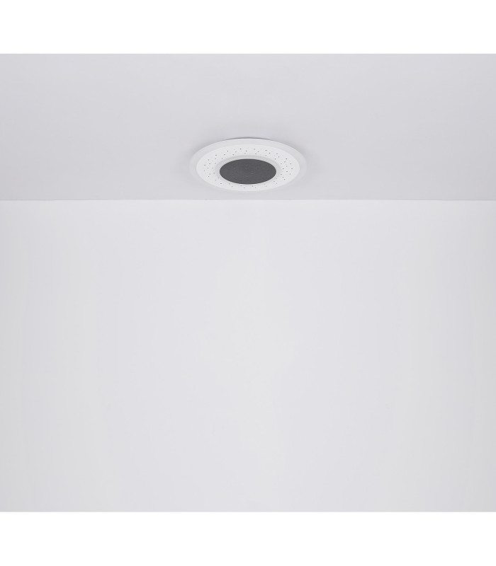 Gisell Square Integrated LED Semi Flush Ceiling Light White Matt 1x LED Dimmable 2700-6000K Remote Control-10