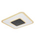 Gisell Square Integrated LED Semi Flush Ceiling Light White Matt 1x LED Dimmable 2700-6000K Remote Control-13