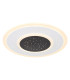 Gisell Round Integrated LED Semi Flush Ceiling Light White Matt LED Dimmable 2700-6000K Remote Control-1