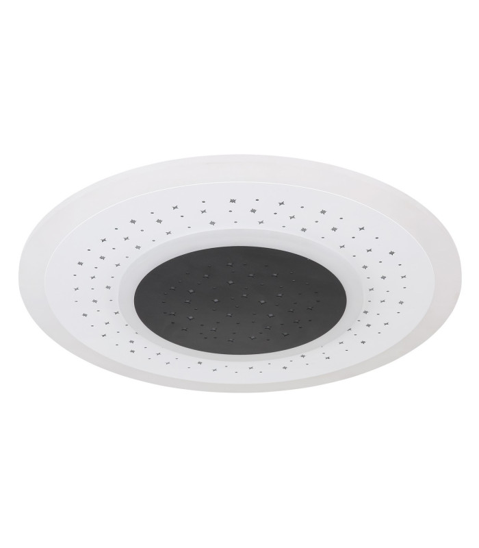 Gisell Round Integrated LED Semi Flush Ceiling Light White Matt LED Dimmable 2700-6000K Remote Control-2