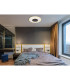 Gisell Round Integrated LED Semi Flush Ceiling Light White Matt LED Dimmable 2700-6000K Remote Control-11