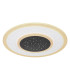 Gisell Round Integrated LED Semi Flush Ceiling Light White Matt LED Dimmable 2700-6000K Remote Control-12