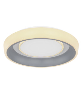 Tabano Integrated LED Semi Flush Ceiling Light White LED Dimmable 3000-6000K Remote Control-1
