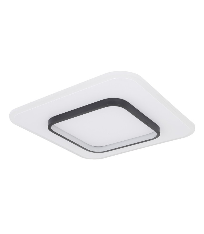 Lima Round Integrated LED Semi Flush Ceiling Light White LED Dimmable 3000-6000K Remote Control-2