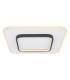 Lima Round Integrated LED Semi Flush Ceiling Light White LED Dimmable 3000-6000K Remote Control-3