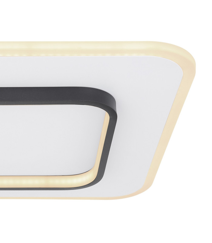 Lima Round Integrated LED Semi Flush Ceiling Light White LED Dimmable 3000-6000K Remote Control-5