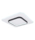 Lima Round Integrated LED Semi Flush Ceiling Light White LED Dimmable 3000-6000K Remote Control-7