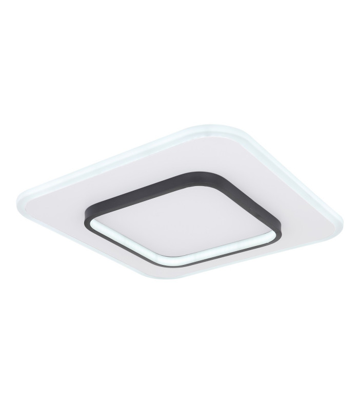Lima Round Integrated LED Semi Flush Ceiling Light White LED Dimmable 3000-6000K Remote Control-7