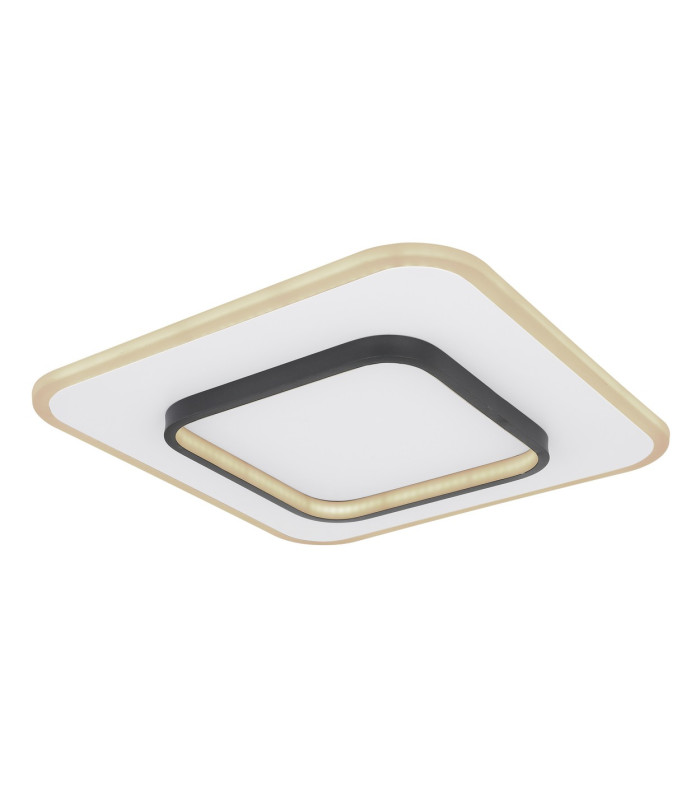 Lima Round Integrated LED Semi Flush Ceiling Light White LED Dimmable 3000-6000K Remote Control-8